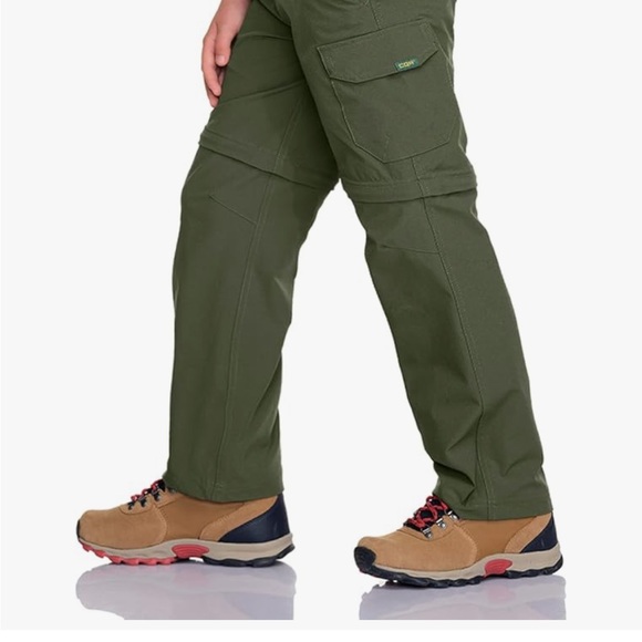 Kids Cargo Pants in Dark Green - Picture 1 of 4